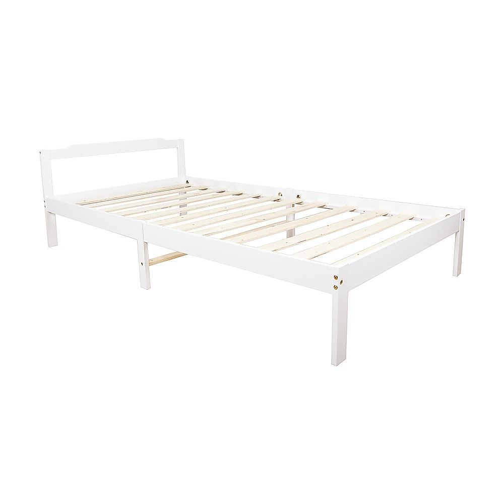 Bed Frame Natural Wooden Home Furniture
