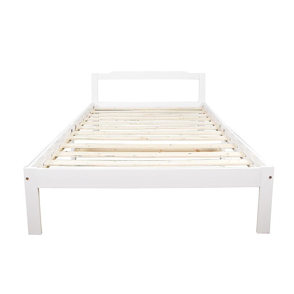 Bed Frame Natural Wooden Home Furniture
