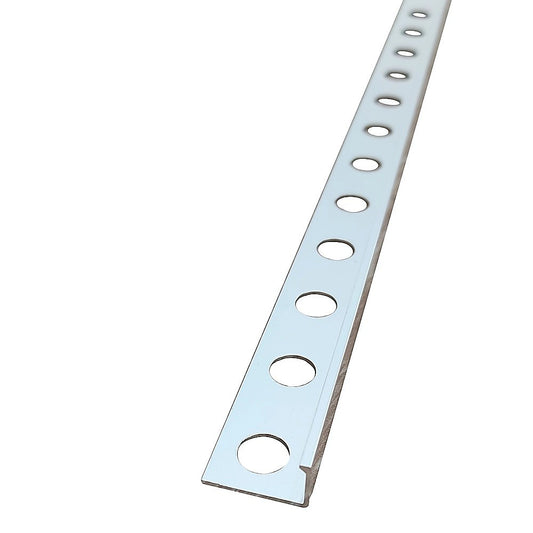 Tile Trim 10x Heavy Duty L-Shaped Edge Aluminium 10mm