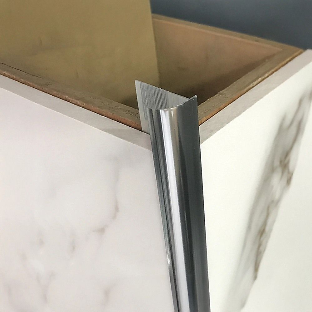 Tile Trim 10x Heavy Duty Round Edge Aluminium 10mm