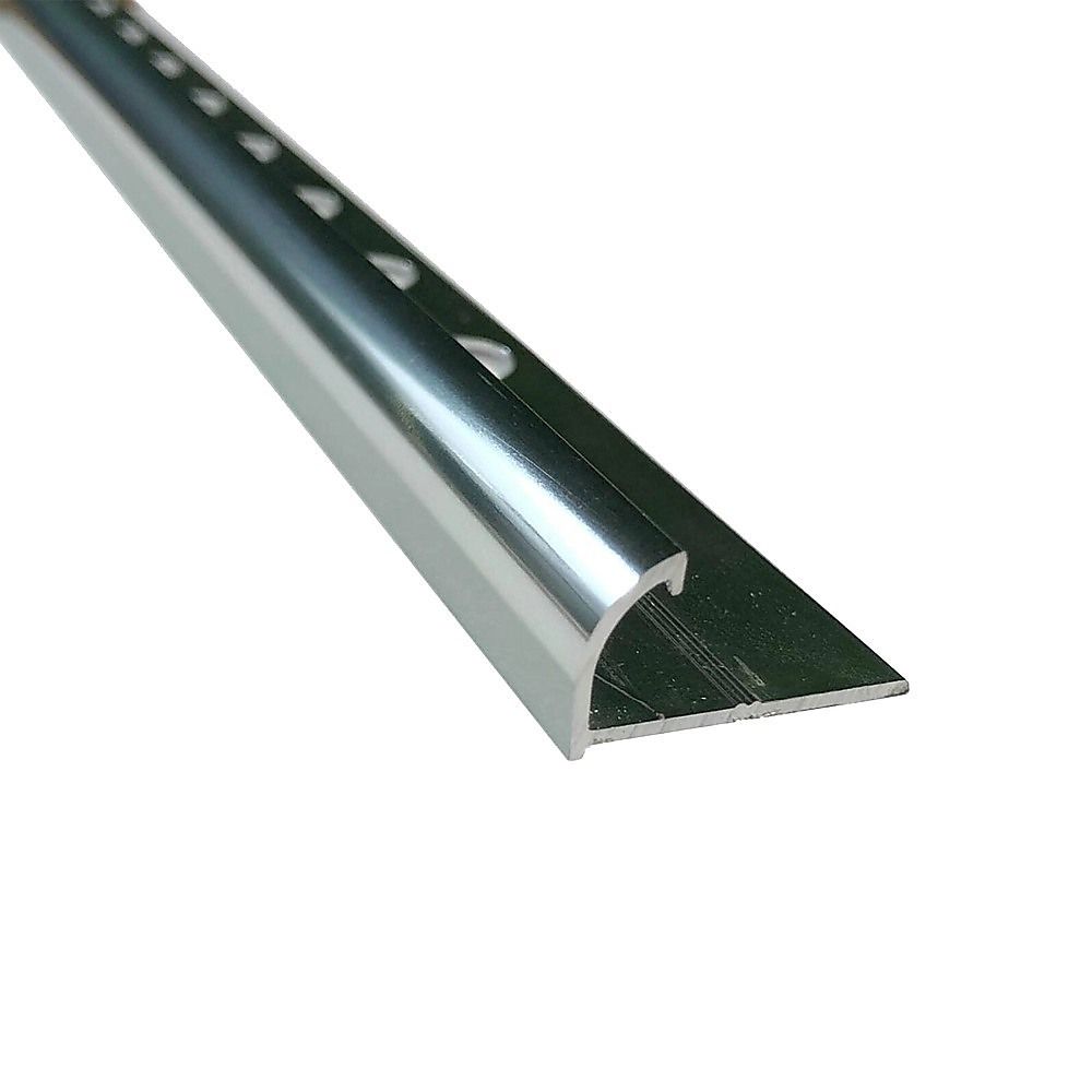 Tile Trim 10x Heavy Duty Round Edge Aluminium 10mm
