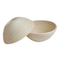 Bread Proofing Set 2 x 9" - Sourdough Bread Making Kit with Round Bowls
