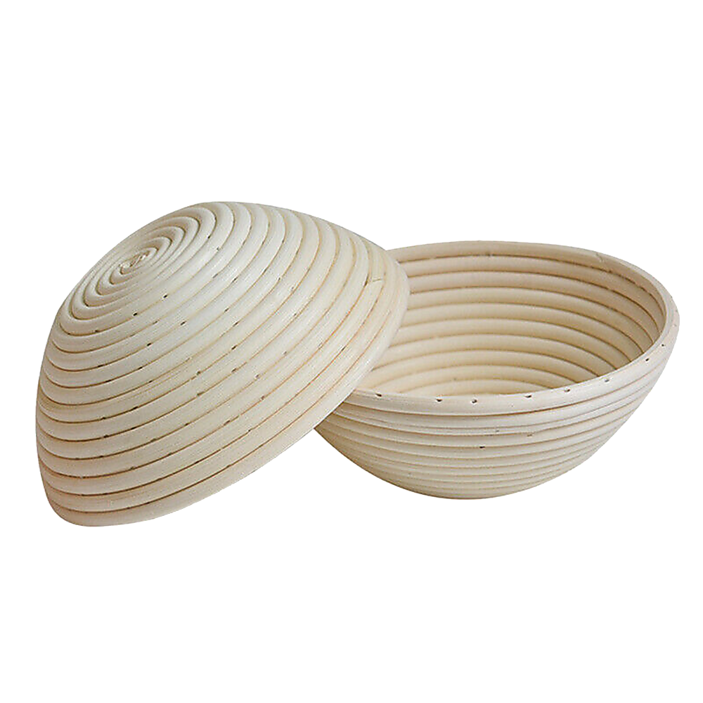 Bread Proofing Set 2 x 9" - Sourdough Bread Making Kit with Round Bowls