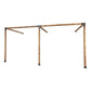 Roof Pergola Gazebo Shed - Matte Black Steel Brackets DIY Kit