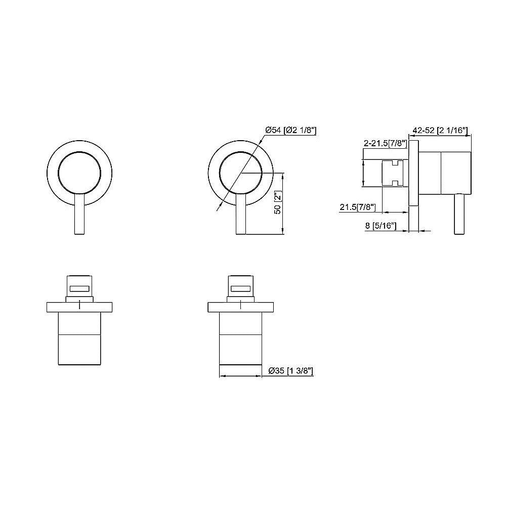 Bathroom Shower Bath Hot and Cold Mixer WATERMARK Certified in Chrome