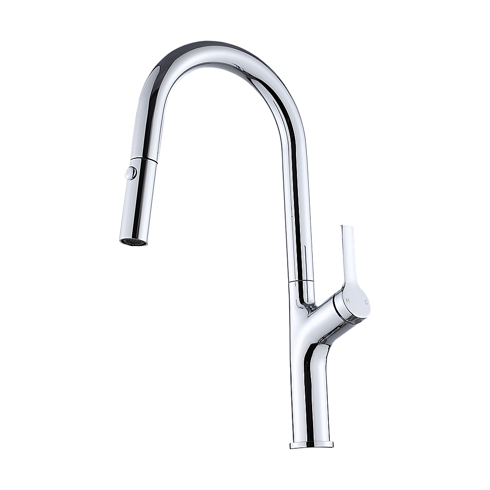 Kitchen Laundry Bathroom Basin Sink Pull Out Mixer Tap Faucet in Chrome