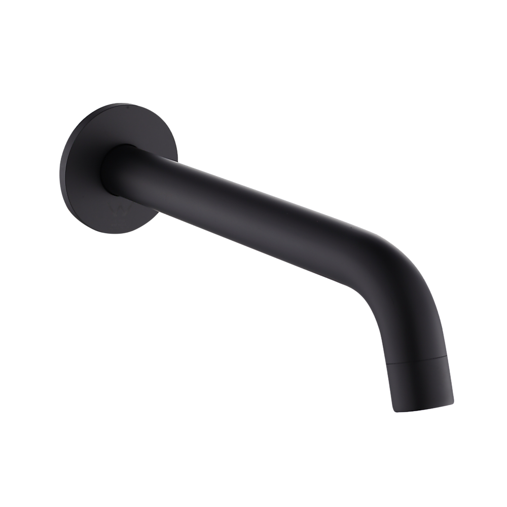 Bath Spout 220mm - Matte Black Finish