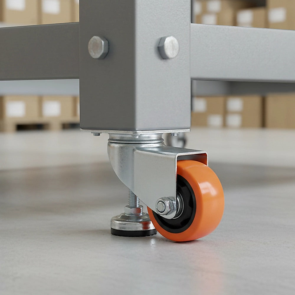 Leveling Casters Swivel Wheels - Set of 4 - 360kg Total Load Capacity