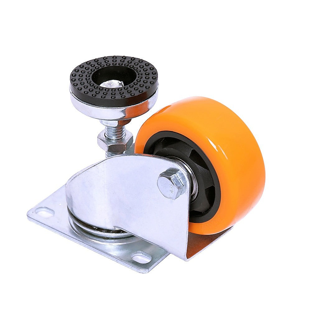 Leveling Casters Swivel Wheels - Set of 4 - 360kg Total Load Capacity