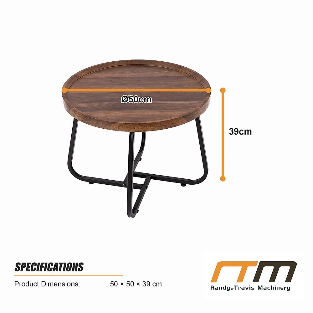 Side Table for Living Room - Round Coffee Table