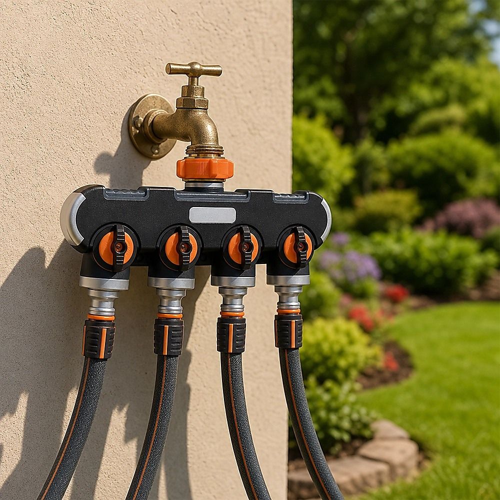 4-Way Water Distributor - Garden Irrigation System