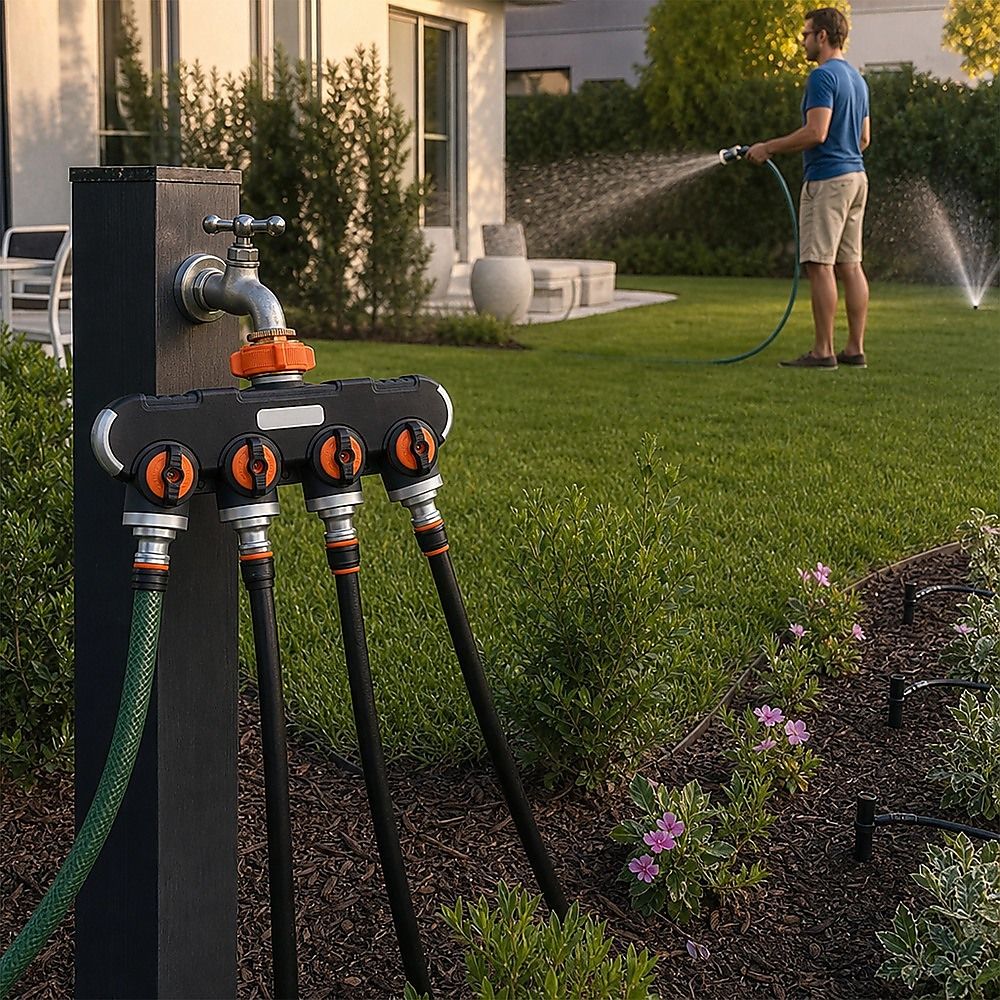 4-Way Water Distributor - Garden Irrigation System