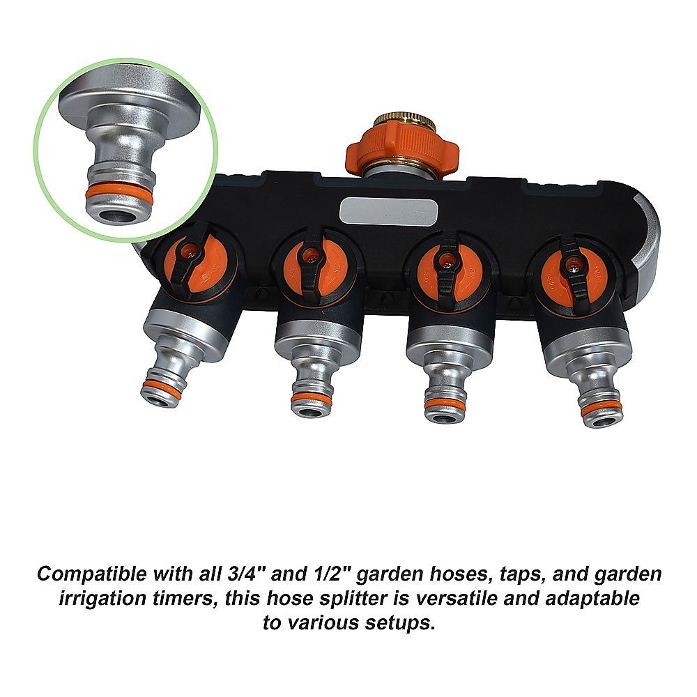 4-Way Water Distributor - Garden Irrigation System