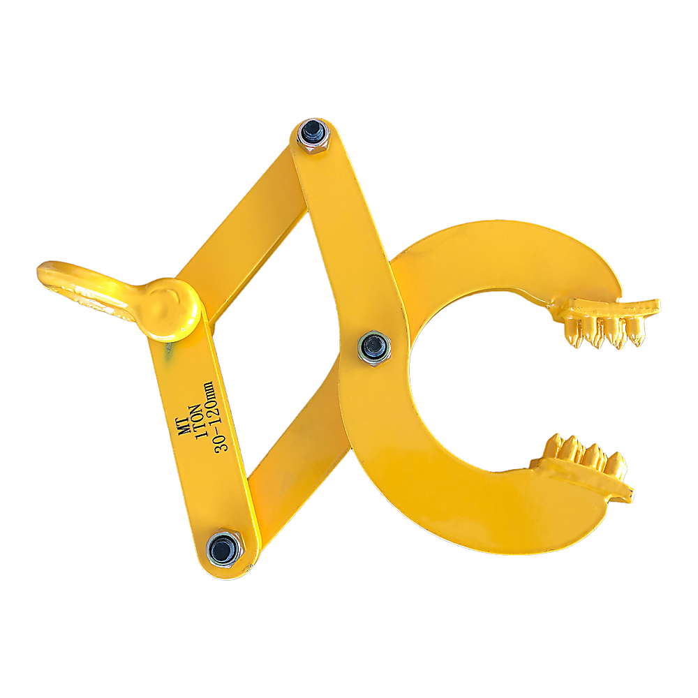 Steel Single Scissor Pallet Puller Clamp - 1 Ton Capacity Pallet Grabber