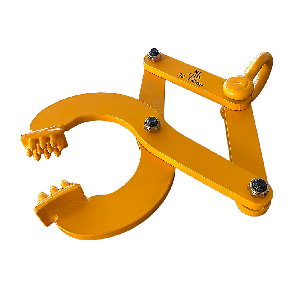 Steel Single Scissor Pallet Puller Clamp - 1 Ton Capacity Pallet Grabber