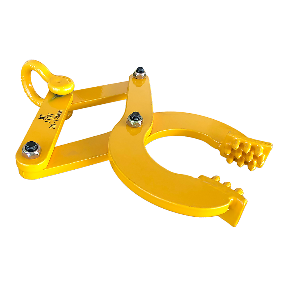 Steel Single Scissor Pallet Puller Clamp - 1 Ton Capacity Pallet Grabber