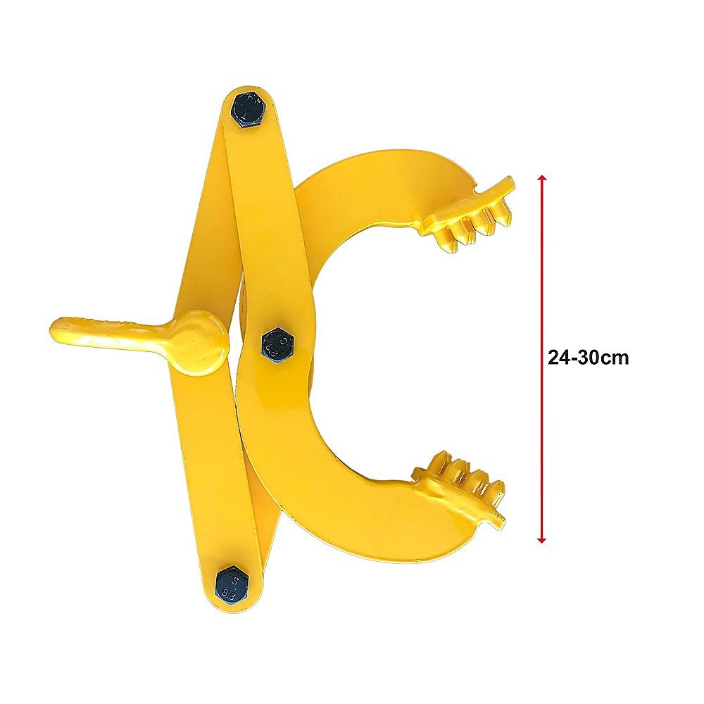 Steel Single Scissor Pallet Puller Clamp - 1 Ton Capacity Pallet Grabber