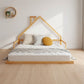 Pine Wood Floor Bed House Frame - Kids & Toddlers