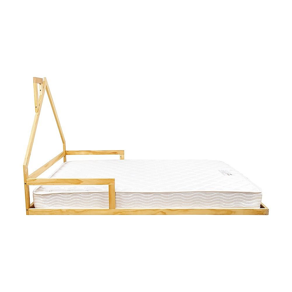 Pine Wood Floor Bed House Frame - Kids & Toddlers