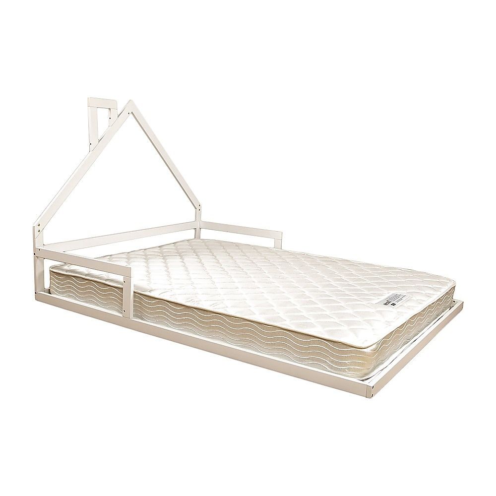 Pine Wood Floor Bed House Frame - Kids & Toddlers