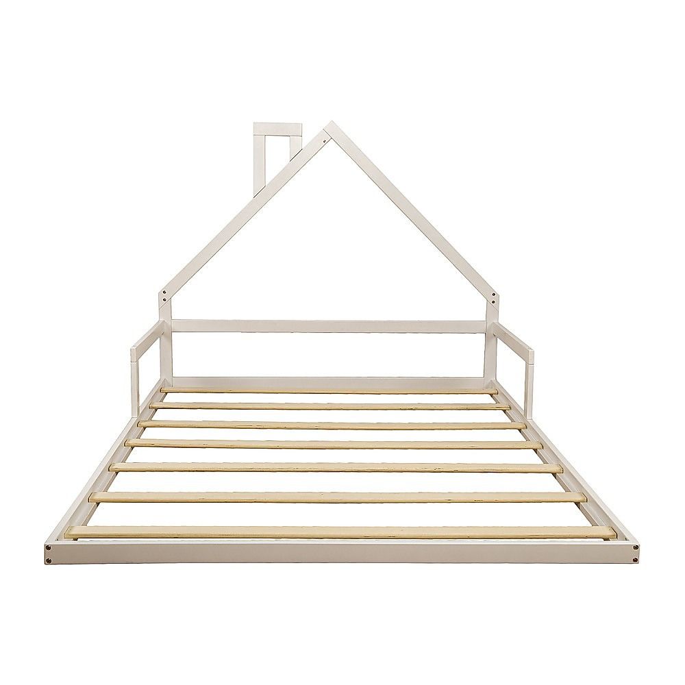Pine Wood Floor Bed House Frame - Kids & Toddlers