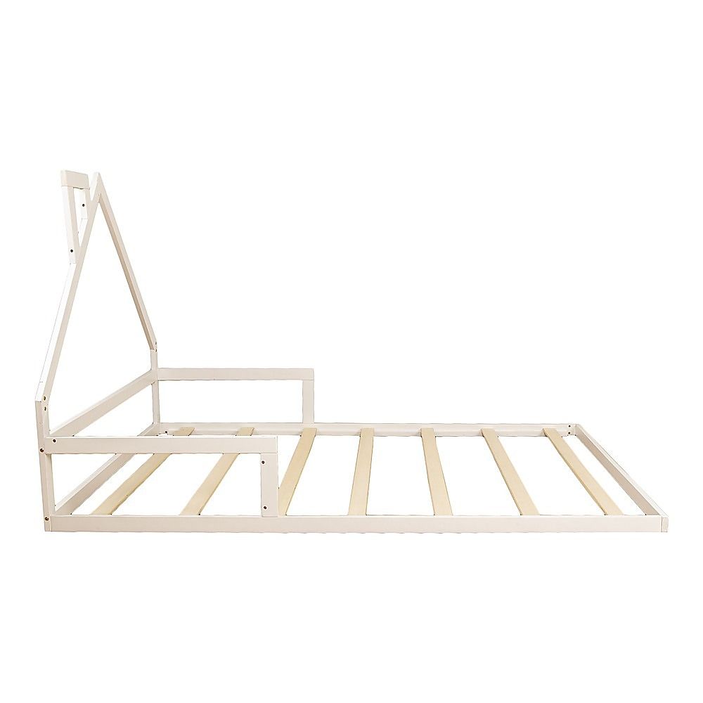Pine Wood Floor Bed House Frame - Kids & Toddlers