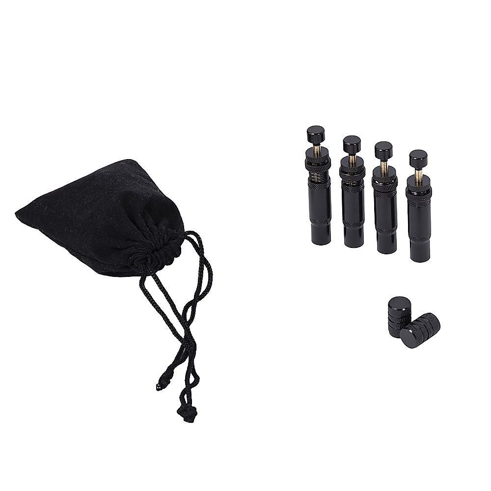 Tyre Deflators x4 Air Deflator Tire Valve Core Tool 10-30 PSI - Portable 4WD