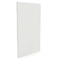 120cm Reeded Glass Shower Screen with Gold Wall Channel and Floor Channel