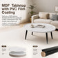 Oval Coffee Table Mid Century Modern Minimalist Display