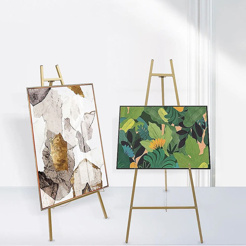 Easel Tripod Metal Painting Wedding Photo Frame Display Bracket For Events Exhibitions And Signage