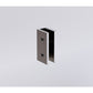 100x200cm Glass Shower Screen with Gunmetal Wall & Floor U Brackets