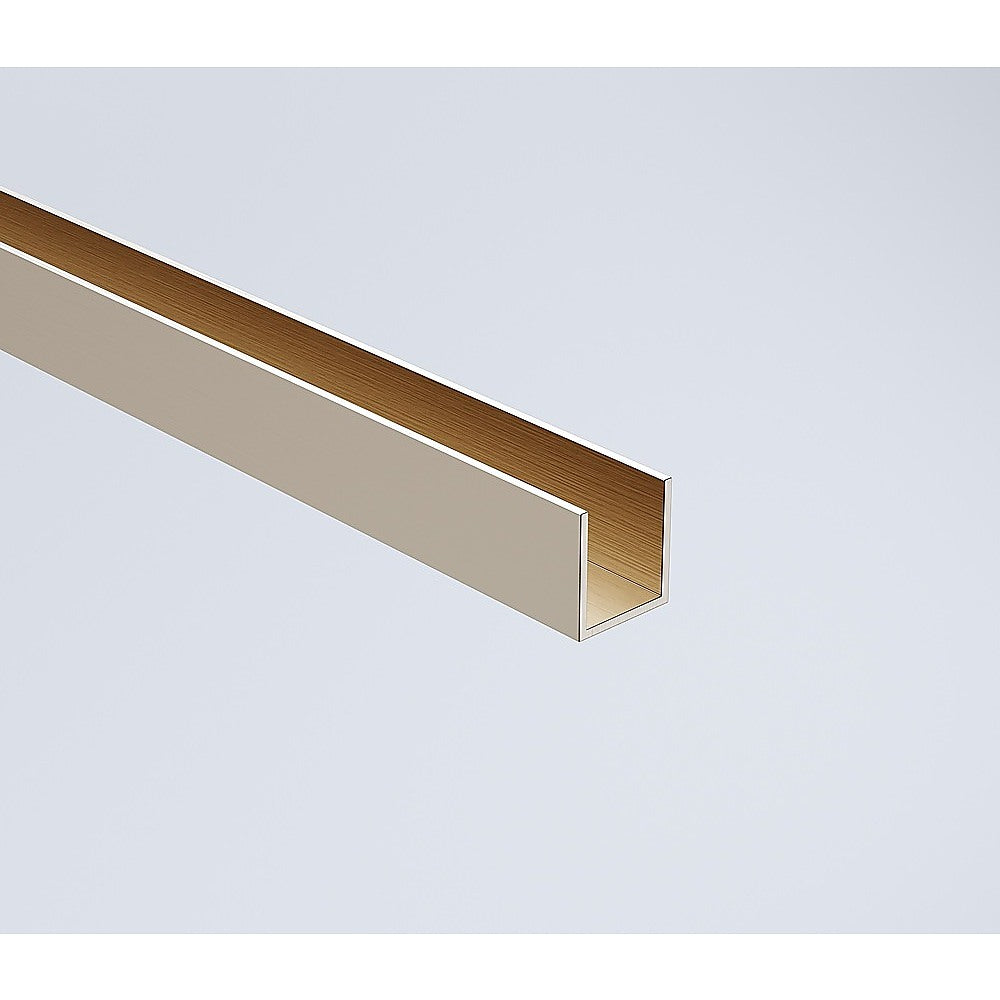100x200cm Glass Shower Screen with Nickel Wall & Floor Channel