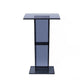 120cm Acrylic Podium Stand Black