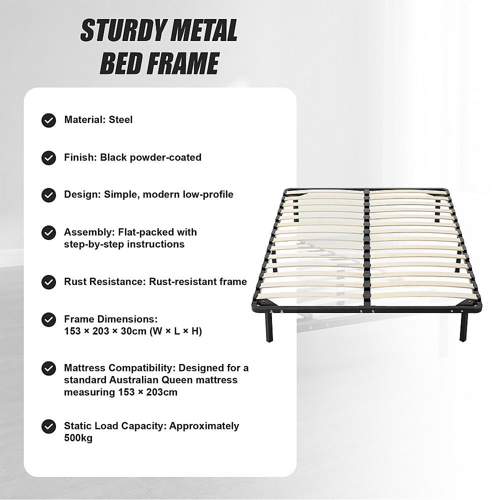 Queen Metal Bed Frame