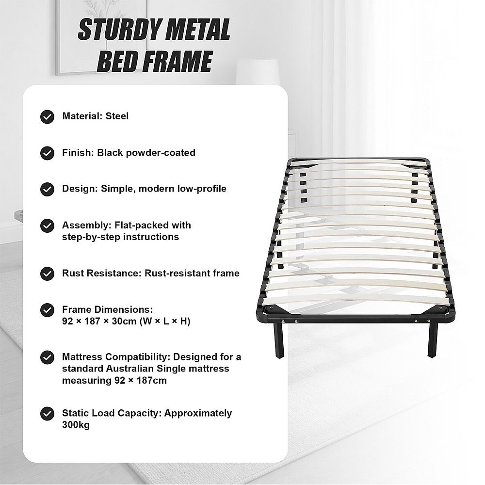 Single Metal Bed Frame
