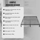 King Full Metal Bed Frame Base – Sturdy Steel Bed Base for Australian Mattress