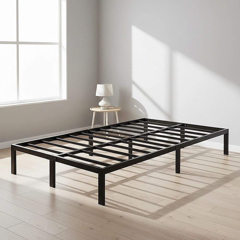 King Full Metal Bed Frame Base 06