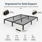 King Full Metal Bed Frame Base – Sturdy Steel Bed Base for Australian Mattress