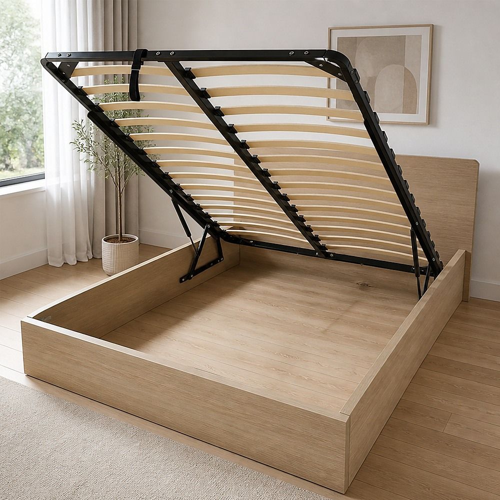Double Gas Lift Bed Mechanism with Frame – Storage Platform & Sofa Bed Kit