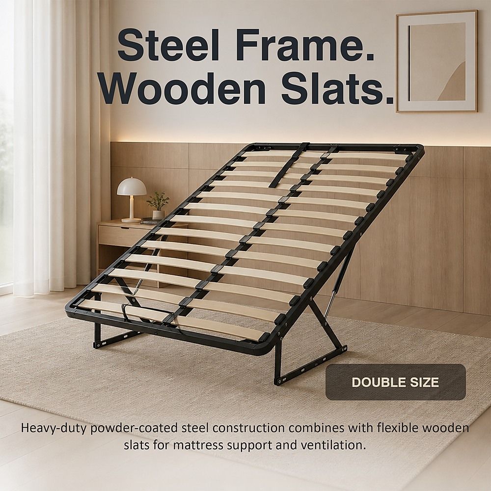 Double Gas Lift Bed Mechanism with Frame – Storage Platform & Sofa Bed Kit