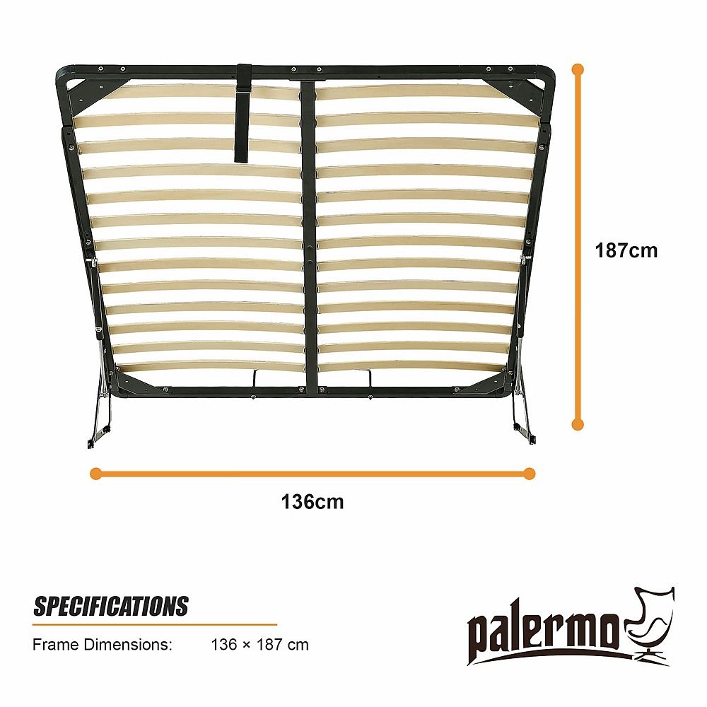 Double Gas Lift Bed Mechanism with Frame – Storage Platform & Sofa Bed Kit