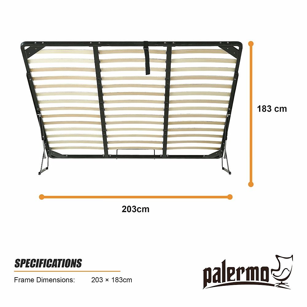 King Gas Lift Bed Mechanism with Frame – Storage Platform & Sofa Bed Kit