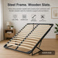 Queen Gas Lift Bed Mechanism with Frame – Storage Platform & Sofa Bed Kit