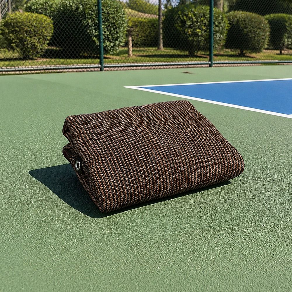 Fence Privacy Screen – 20mx2m Coffee HDPE Mesh Windscreen