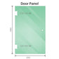 120x70cm Corner Frameless Shower Screen – White Wall & Floor U Brackets with SS Hinges for Contemporary Bathrooms