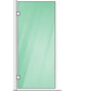 120x70cm Corner Frameless Shower Screen – White Wall & Floor U Brackets with SS Hinges for Contemporary Bathrooms