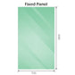 120x70cm Corner Frameless Shower Screen – White Wall & Floor U Brackets with SS Hinges for Contemporary Bathrooms