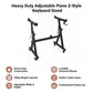 Z-style Keyboard Stand Heavy-Duty Piano Stand Portable