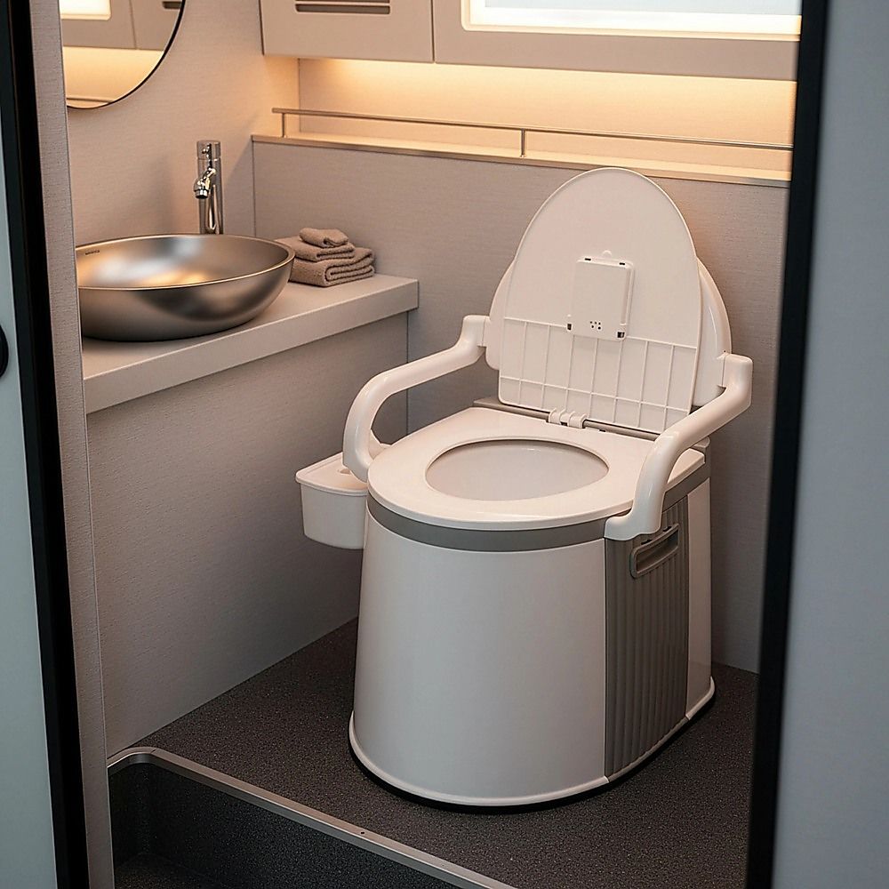 19L Camping Portable Toilet Travel Outdoor/Indoor Commode Potty