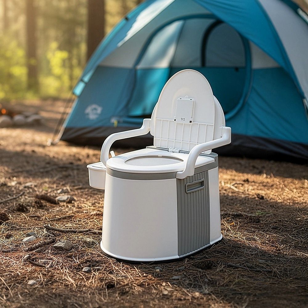 19L Camping Portable Toilet Travel Outdoor/Indoor Commode Potty
